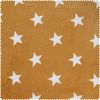 Fleece-Stoff "Sterne" Ocker