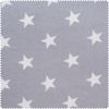 Fleece-Stoff "Sterne" Hellgrau