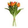 Tulpen-Bund mit 3 Blüten und 2 Knospen