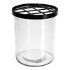 Glasvase mit Steckgitter