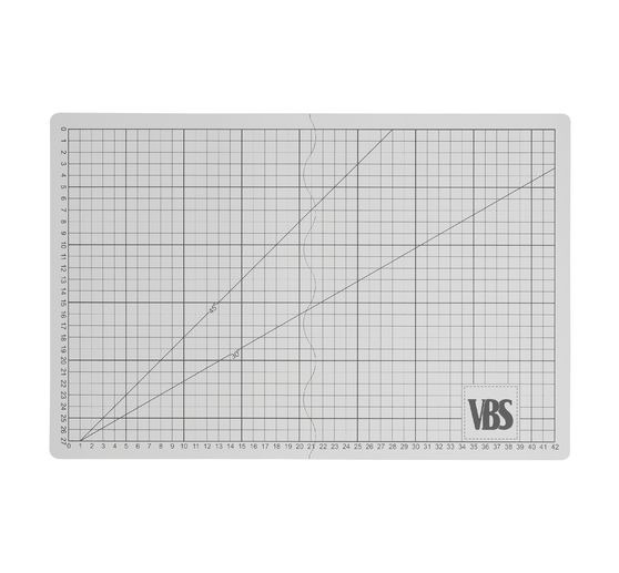VBS Faltbare Schneidematte "Cool Grey"