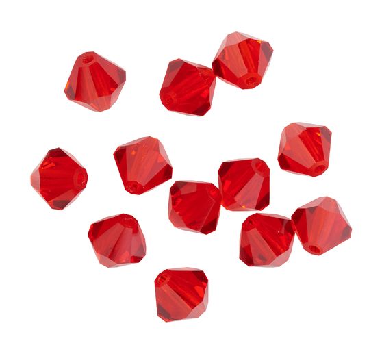 Glasschliffglitzerperlen, 6 mm