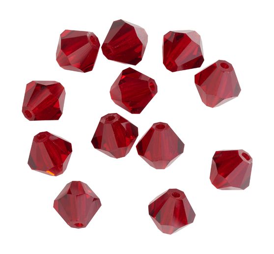 Glasschliffglitzerperlen, 6 mm