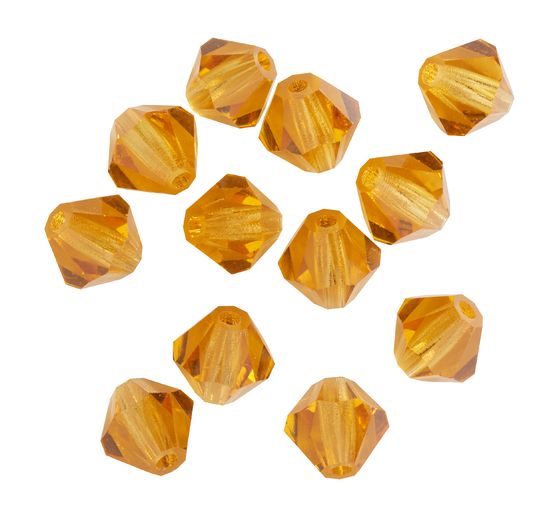 Glasschliffglitzerperlen, 6 mm