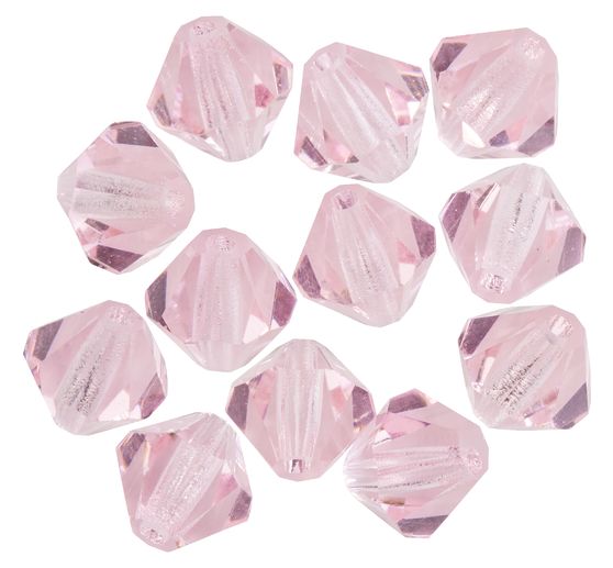 Glasschliffglitzerperlen, 6 mm