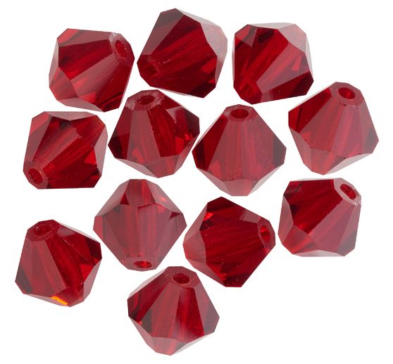 Glasschliffglitzerperlen, 6 mm