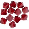 Glasschliffglitzerperlen, 6 mm Siam