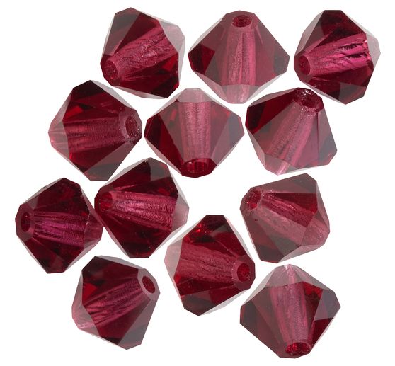 Glasschliffglitzerperlen, 6 mm