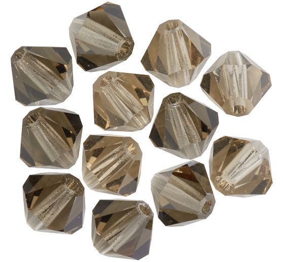Glasschliffglitzerperlen, 6 mm