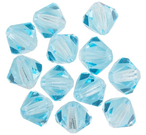 Glasschliffglitzerperlen, 6 mm