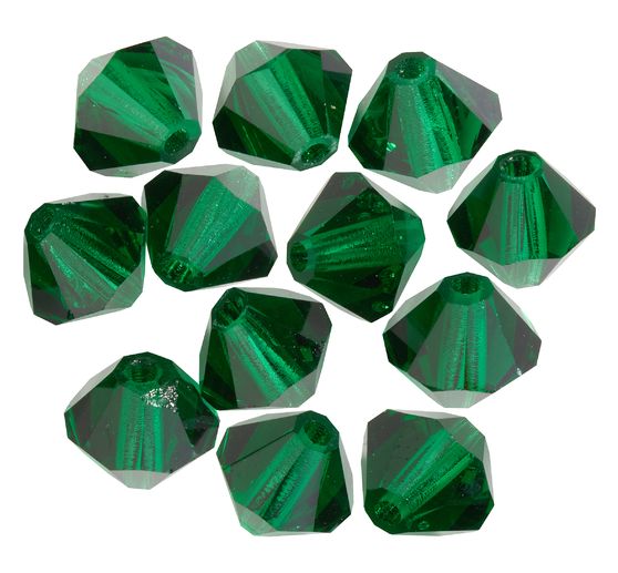 Glasschliffglitzerperlen, 6 mm