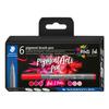 STAEDTLER Pigment brush pen, 6er-Set