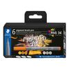 STAEDTLER Pigment brush pen, 6er-Set