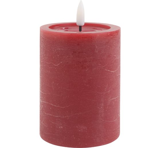 LED real wax candle "10 x 7.5 cm", with timer