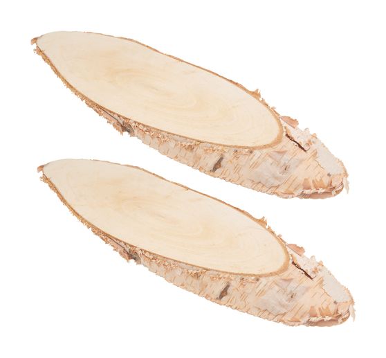 Birkenscheiben "Oval"