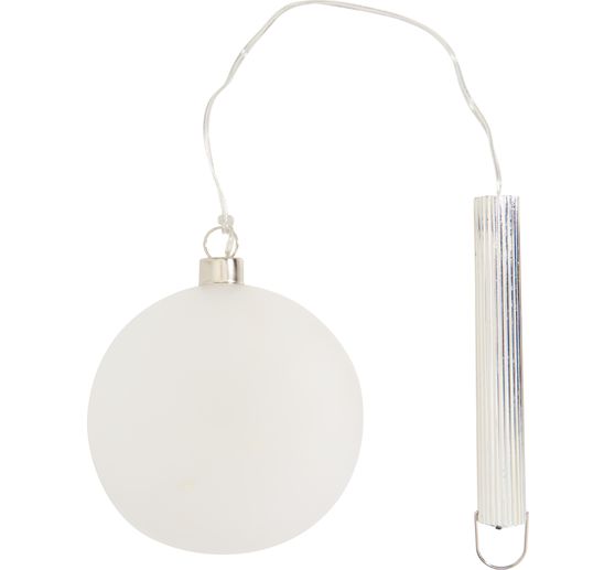 LED-Glas Medaillon "Matt" mit Timer 6/18 Std.