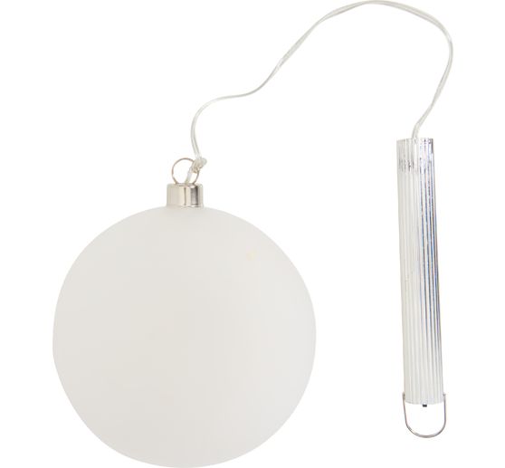 LED-Glas Medaillon "Matt" mit Timer 6/18 Std.