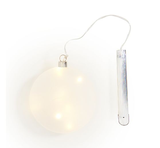 LED-Glas Medaillon "Matt" mit Timer 6/18 Std.