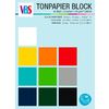 VBS Tonpapier-Block "Basic" Basic