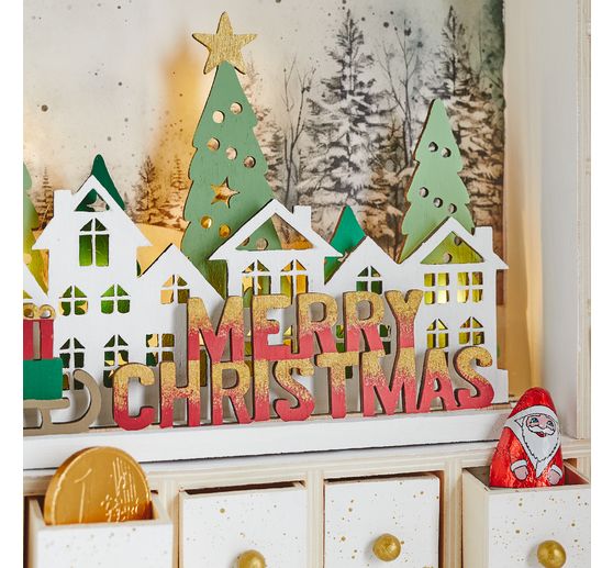 Paper set "Christmas Trees"