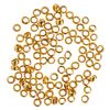 Quetschperlen, Rund, Ø 2 mm Gold