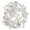 Quetschperlen, Rund, Ø 2 mm Silber