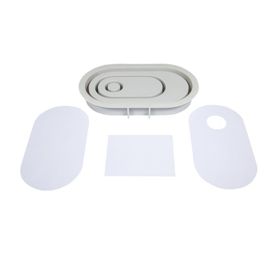 Silicone casting mould "Candle holder" incl. insert