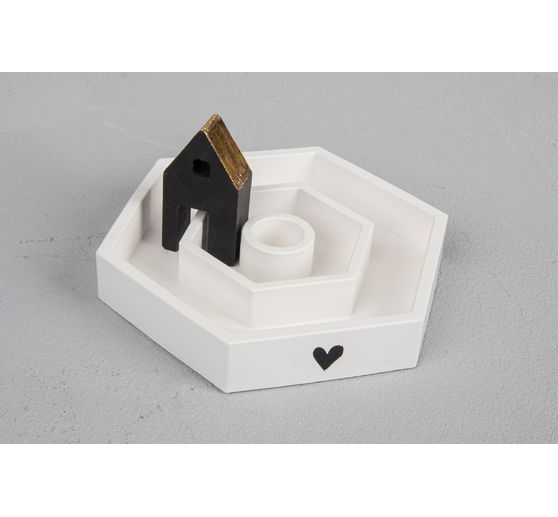 Silicone casting mould "Candle holder" incl. insert