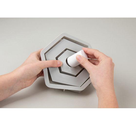 Silicone casting mould "Candle holder" incl. insert