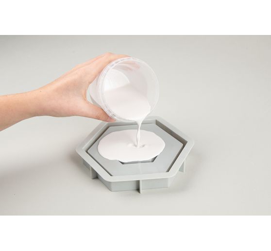 Silicone casting mould "Candle holder" incl. insert