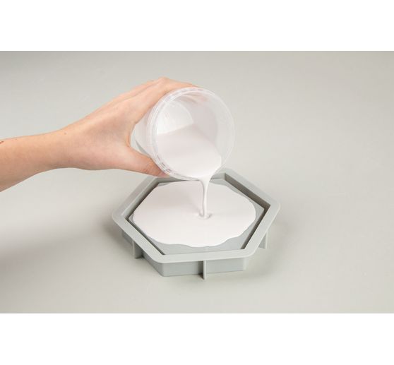 Silicone casting mould "Candle holder" incl. insert