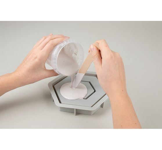 Silicone casting mould "Candle holder" incl. insert