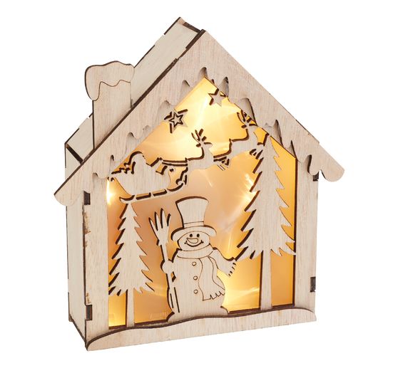 VBS Holzbausatz "Lichterhaus", inkl. Beleuchtung