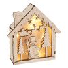 VBS Holzbausatz "Lichterhaus", inkl. Beleuchtung Schneemann