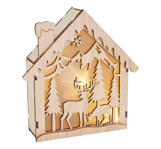 VBS Holzbausatz "Lichterhaus", inkl. Beleuchtung