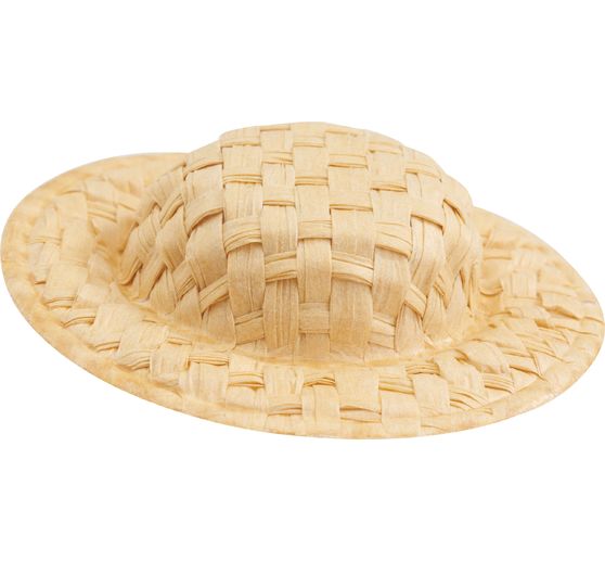 VBS Strohhut, 5 cm, 12 Stück