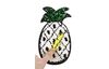 Wendepailletten Bügelapplikation "Ananas"