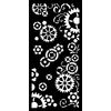 Stencil "Gear up for Christmas" Gears