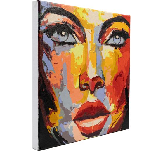 Malen nach Zahlen auf Keilrahmen, 30 x 30 cm
