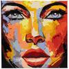 Painting by numbers on stretched canvas, 30 x 30 cm