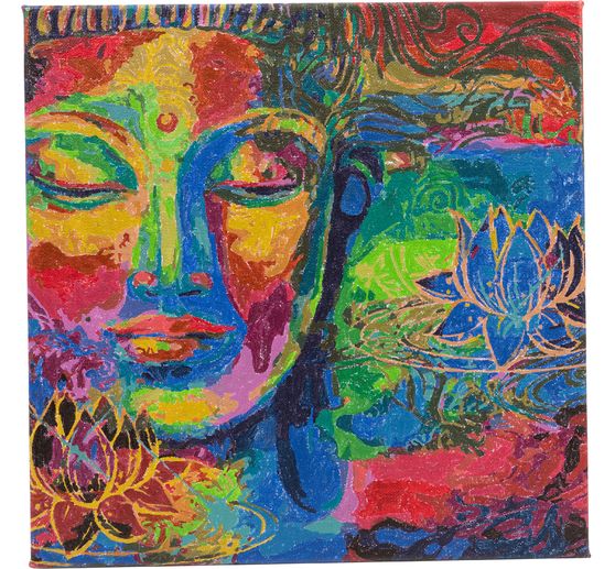 Malen nach Zahlen auf Keilrahmen, 30 x 30 cm