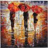 Malen nach Zahlen auf Keilrahmen, 30 x 30 cm In the Rain