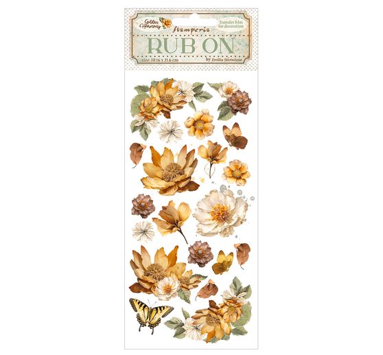 Rub On Transferfolie "Golden Harmony"