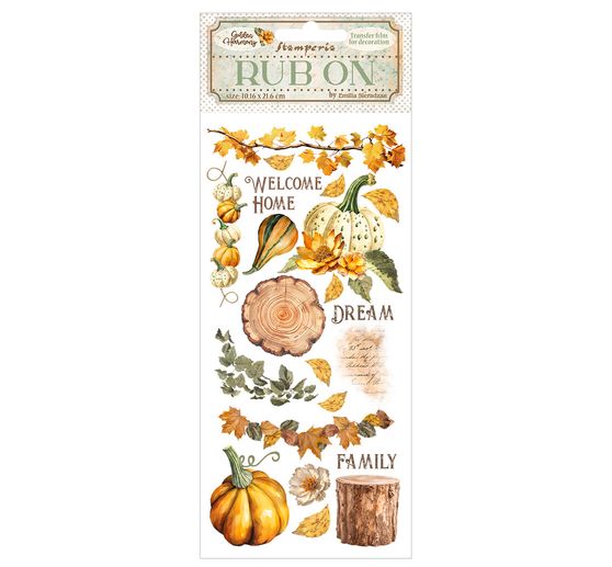 Rub On Transferfolie "Golden Harmony"
