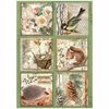 Motiv-Strohseide "Forest" Cards