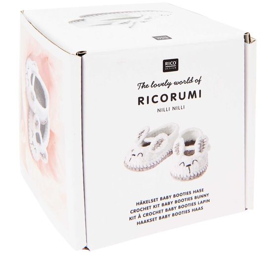 Rico Design Ricorumi Häkelset "Baby Booties"