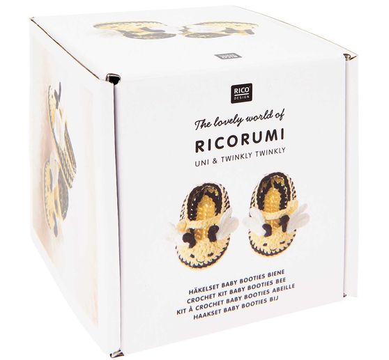 Rico Design Ricorumi Häkelset "Baby Booties"