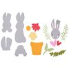 Sizzix Thinlits Stanzschablone by Catherine Pooler Bunny Bits & Blooms #2