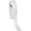 Ripsband "Baby Dots" Hellblau