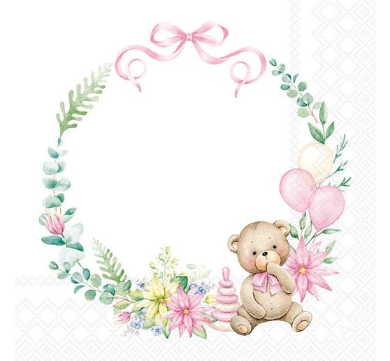 Serviette "Baby Teddy"